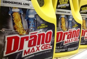 Products to clear drains